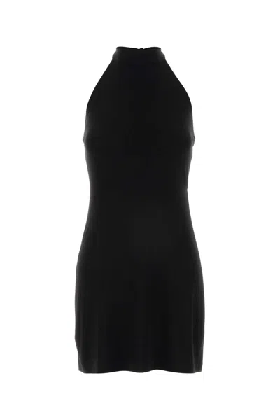 Norma Kamali Black Jersey Dress