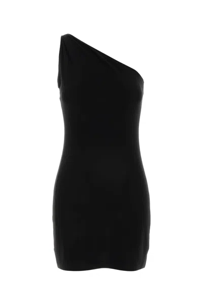 Norma Kamali Black Jersey Mini Dress