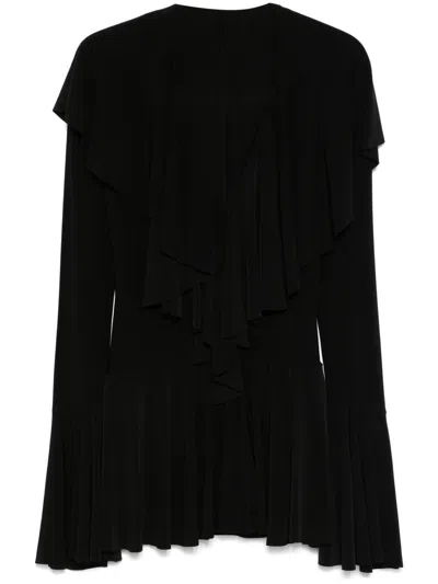 NORMA KAMALI RUFFLED MINI DRESS - WOMEN'S - FABRIC