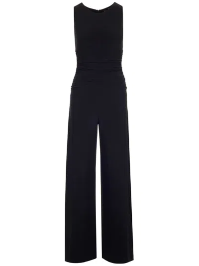 NORMA KAMALI BLACK SLEEVELESS JUMPSUIT