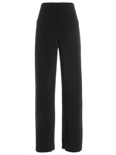 NORMA KAMALI WOMEN BLACK STRAIGHT LEG PANTS, 30 LUXURY PANTS FOR WOMEN DARVEYS
