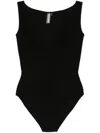 Norma Kamali Black Tara Bodysuit