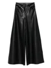 Norma Kamali Wide-leg Trousers In Black