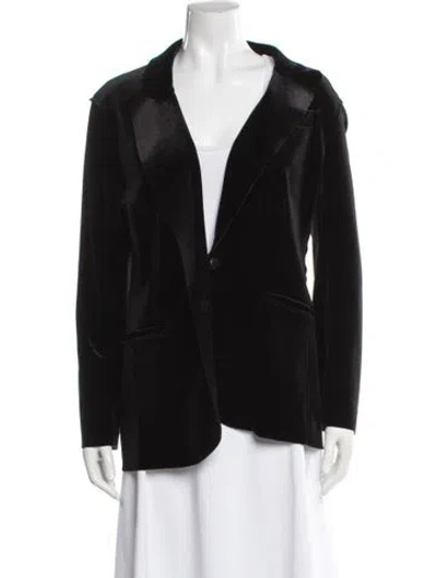 Pre-owned Norma Kamali Blazer In Black