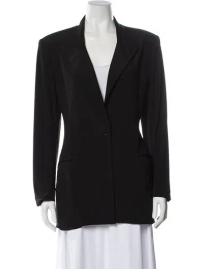 Pre-owned Norma Kamali Blazer In Black