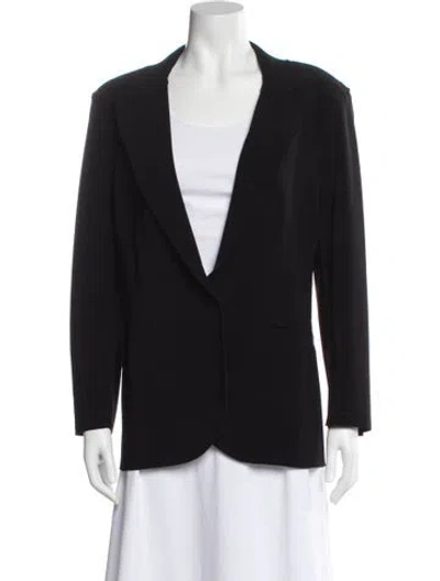 Pre-owned Norma Kamali Blazer In Black
