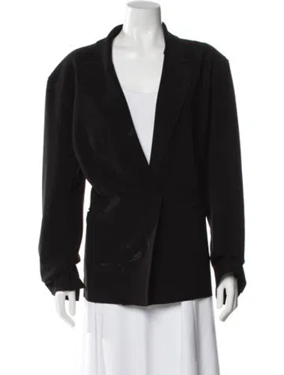 Pre-owned Norma Kamali Blazer In Black