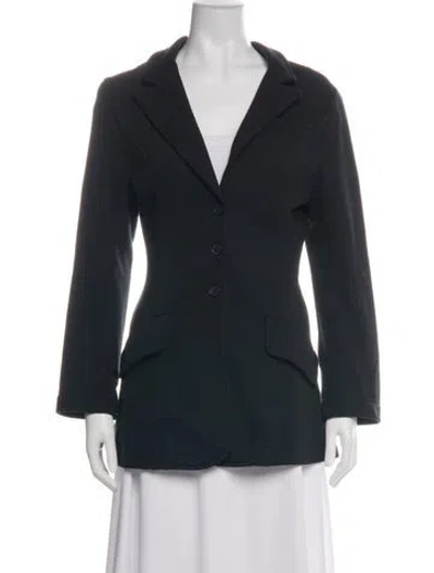 Pre-owned Norma Kamali Blazer In Black