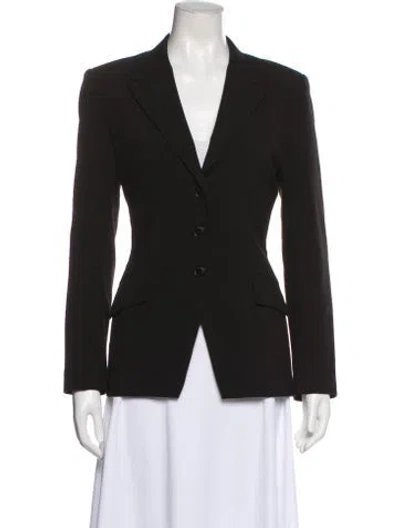Pre-owned Norma Kamali Blazer In Black