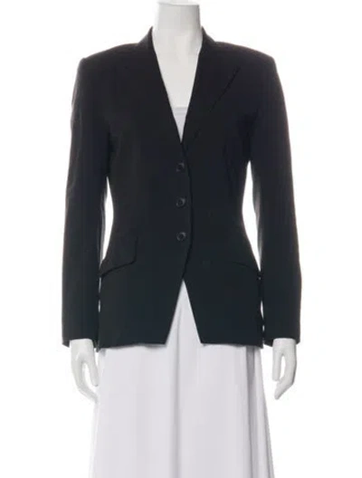 Pre-owned Norma Kamali Blazer In Black