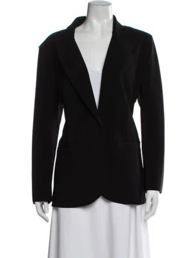 Pre-owned Norma Kamali Blazer In Black