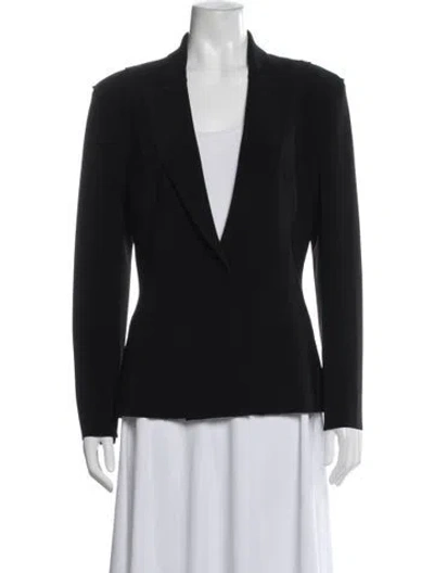 Pre-owned Norma Kamali Blazer In Black