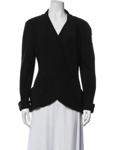 Pre-owned Norma Kamali Blazer In Black