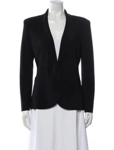 Pre-owned Norma Kamali Blazer In Blue
