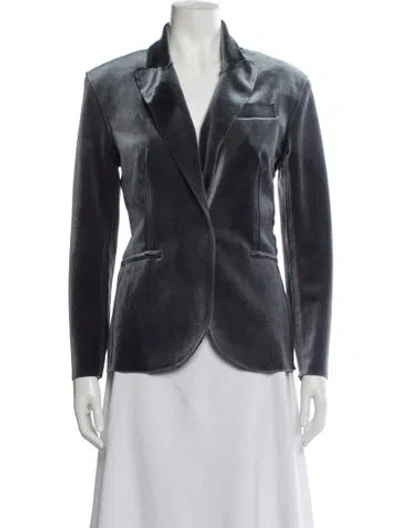 Pre-owned Norma Kamali Blazer In Blue