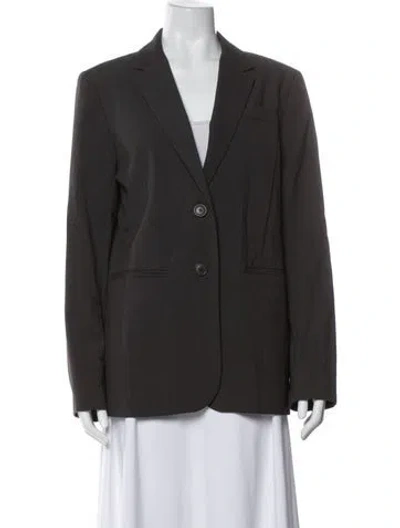 Pre-owned Norma Kamali Blazer In Gray