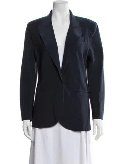 Pre-owned Norma Kamali Blazer In Green