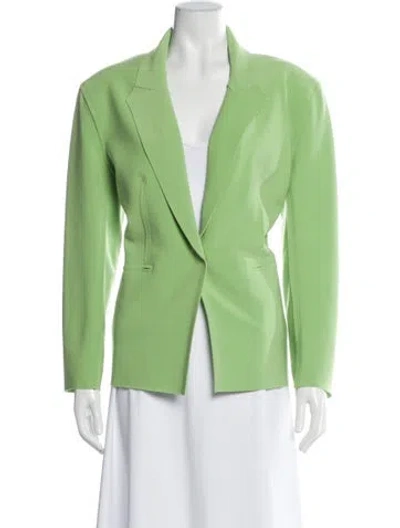Pre-owned Norma Kamali Blazer In Green