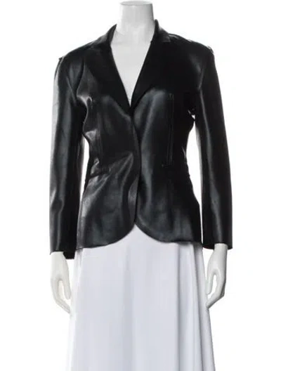 Pre-owned Norma Kamali Blazer In Green