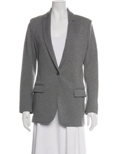 Pre-owned Norma Kamali Blazer In Grey