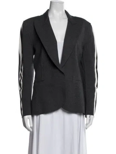 Pre-owned Norma Kamali Blazer In Grey