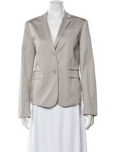 Pre-owned Norma Kamali Blazer In Grey
