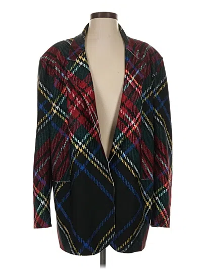 Pre-owned Norma Kamali Blazer Jacket In Burgundy