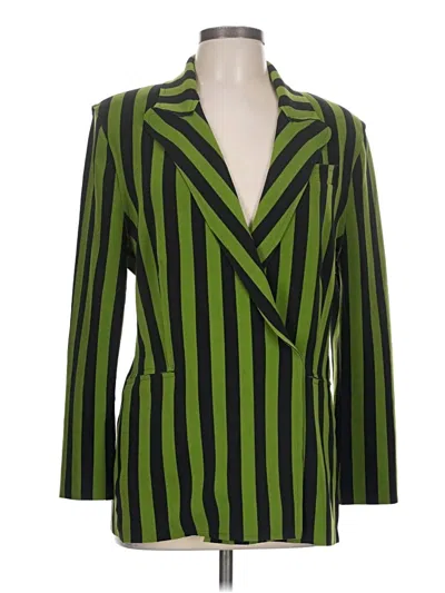 Pre-owned Norma Kamali Blazer Jacket In Green