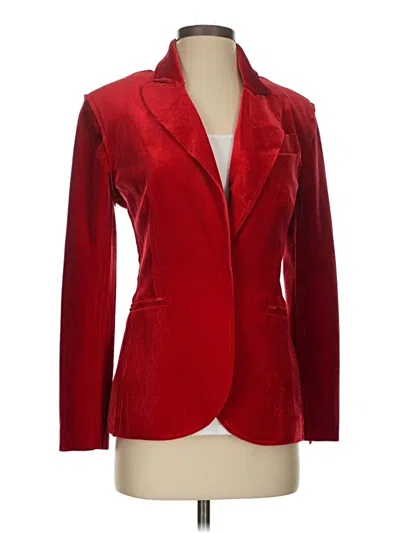 Pre-owned Norma Kamali Blazer Jacket In Red