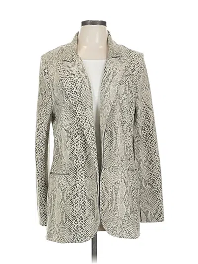 Pre-owned Norma Kamali Blazer Jacket In White