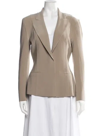 Pre-owned Norma Kamali Blazer In Neutrals