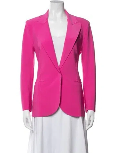 Pre-owned Norma Kamali Blazer In Pink