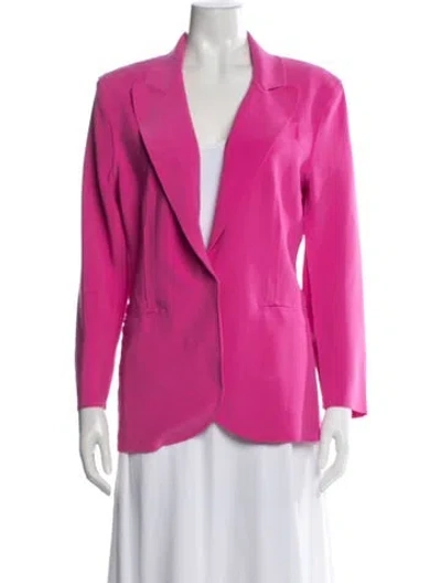 Pre-owned Norma Kamali Blazer In Pink