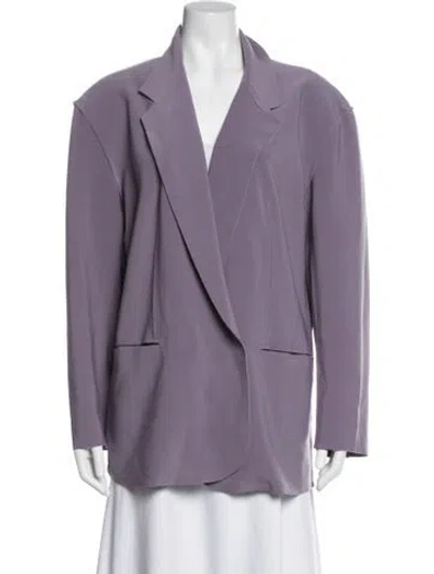 Pre-owned Norma Kamali Blazer In Purple