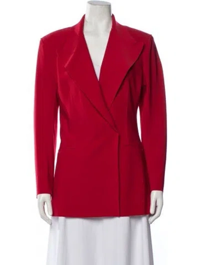 Pre-owned Norma Kamali Blazer In Red