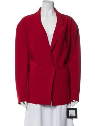 Pre-owned Norma Kamali Blazer In Red