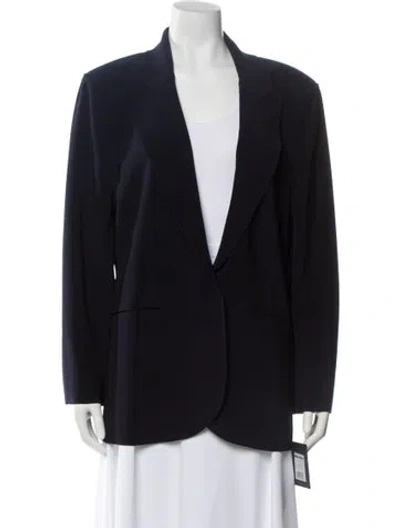Pre-owned Norma Kamali Blazer W/ Tags In Blue