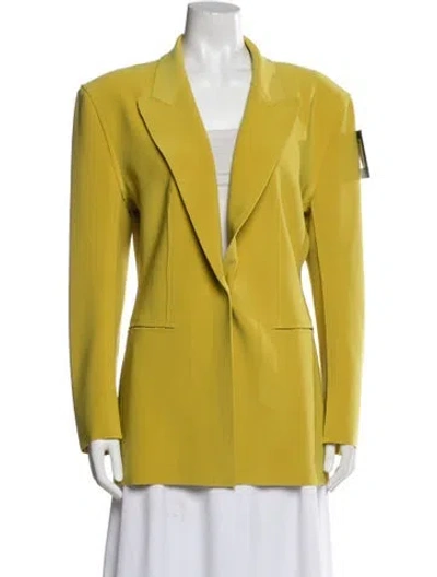 Pre-owned Norma Kamali Blazer W/ Tags In Yellow