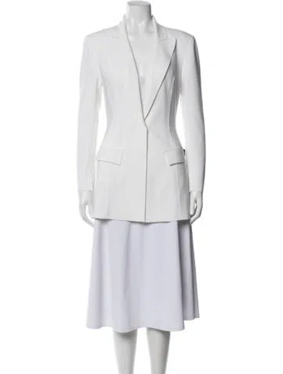 Pre-owned Norma Kamali Blazer In White