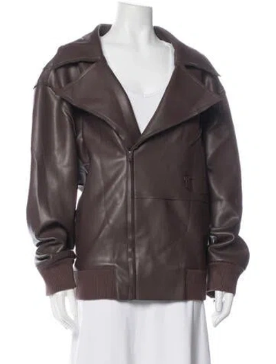 Pre-owned Norma Kamali Bomber Jacket In Brown