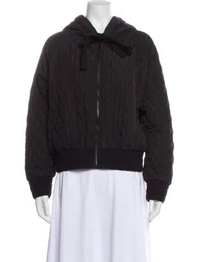 Pre-owned Norma Kamali Bomber Jacket In Gray