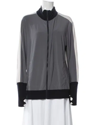 Pre-owned Norma Kamali Bomber Jacket In Gray