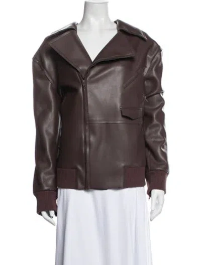 Pre-owned Norma Kamali Bomber Jacket In Purple