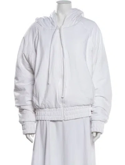 Pre-owned Norma Kamali Bomber Jacket In White