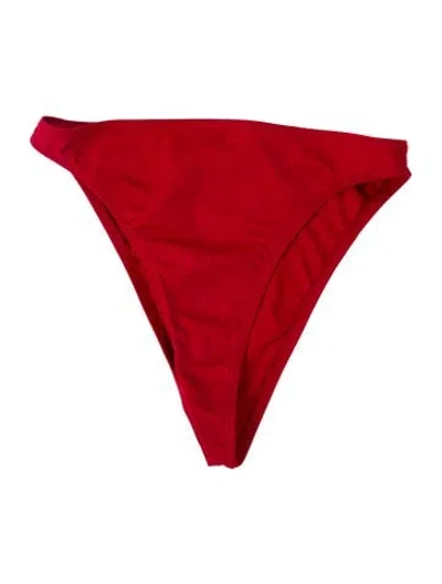 Pre-owned Norma Kamali Bottoms In Red