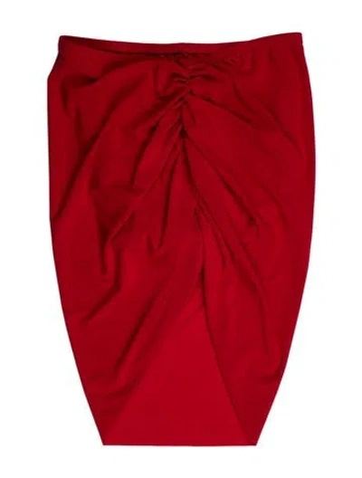 Pre-owned Norma Kamali Bottoms W/ Tags In Red