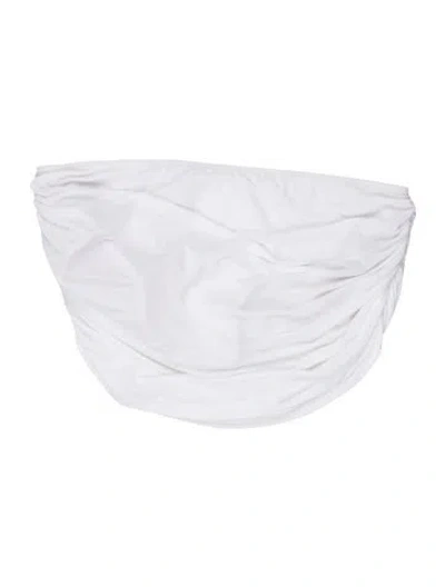 Pre-owned Norma Kamali Bottoms In White