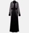Norma Kamali Bow-detail Flared Gown In Black