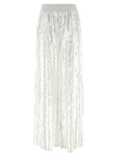 Norma Kamali Boyfriend Elephant Pants White