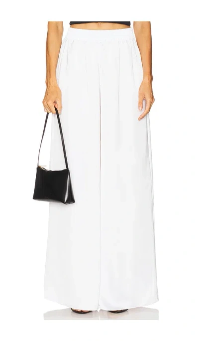 Norma Kamali Boyfriend Elephant Sweatpant In White